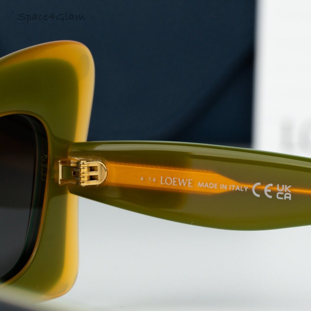 Loewe Men Sunglasses Grey Multicolor Cat Eye LW40140U 20A NEW AUTHENTIC - Picture 7 of 10